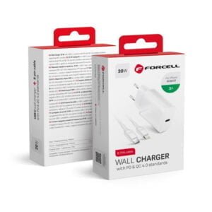 Forcell Adapter 3A 20 W és Lighting töltőkábel