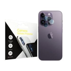 Teljes kamera védő edzett üveg átlátszó iPhone 14 Pro Max