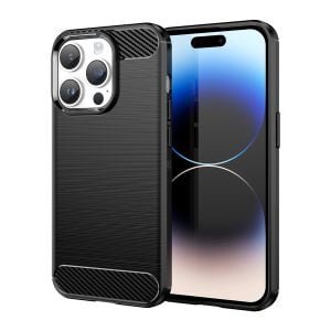 Carbon védőtok – védőtok – iPhone 12 Pro Max fekete