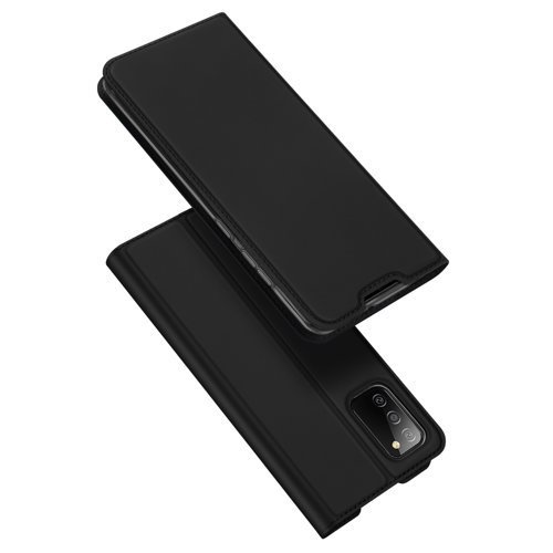 Dux Ducis Skin Pro Flip tok -  Samsung Galaxy A02s fekete