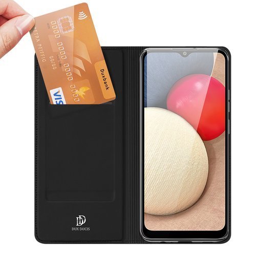Dux Ducis Skin Pro Flip tok -  Samsung Galaxy A02s fekete - Image 2