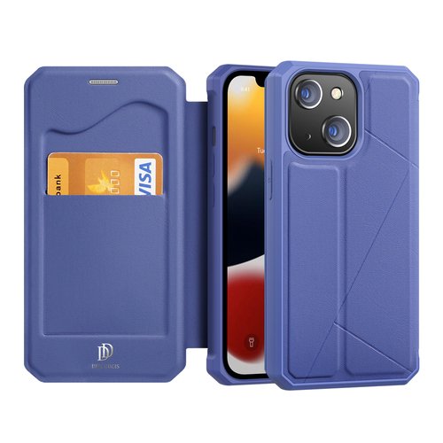 Dux Ducis Skin X Flip tok -  iPhone 13 kék