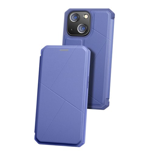 Dux Ducis Skin X Flip tok -  iPhone 13 kék - Image 3