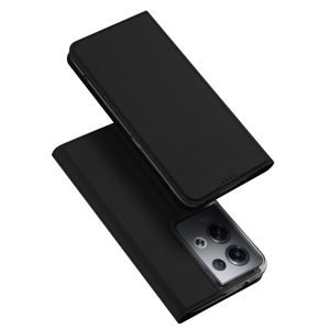 Dux Ducis Skin Pro tok –  Oppo Reno 8 kártyatartóval állványhoz fekete