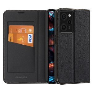 Dux Ducis Skin X2 tok –  Xiaomi Redmi Note 12 Pro / Poco X5 Pro 5G Cover Flip kártyatartóval fekete