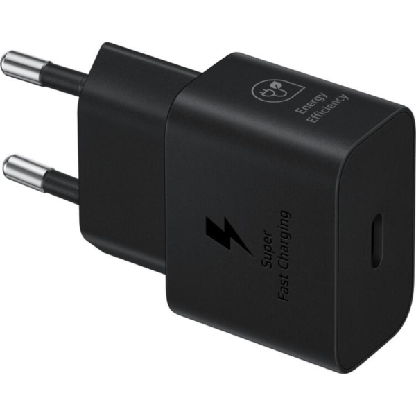 Samsung 25W USB-C Fast Adapter EP-T2510 - Black Samsung 25W USB-C Fast Adapter EP-T2510 - Black